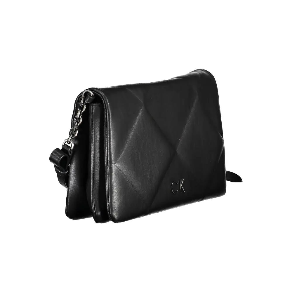 Black Polyester Women Shoulder Bag Calvin Klein