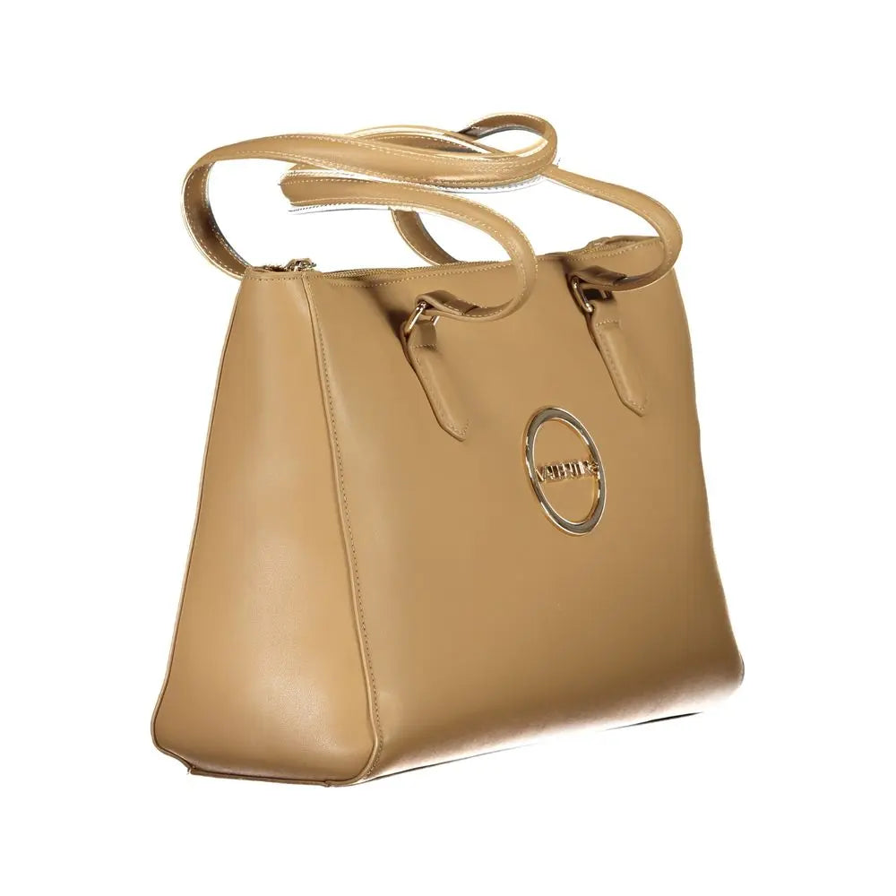 Beige Polyethylene Women Handbag Mario Valentino