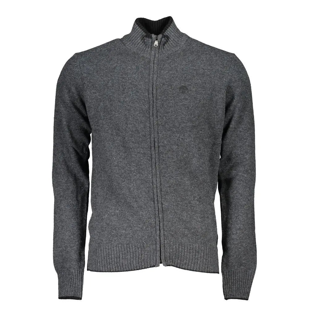 Gray Polyamide Men Cardigan North Sails