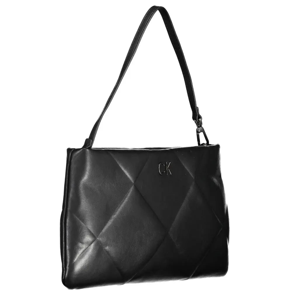 Black Polyester Women's Handbag Calvin Klein
