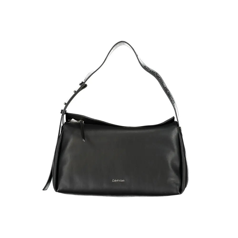 Black Polyester Women Handbag Calvin Klein
