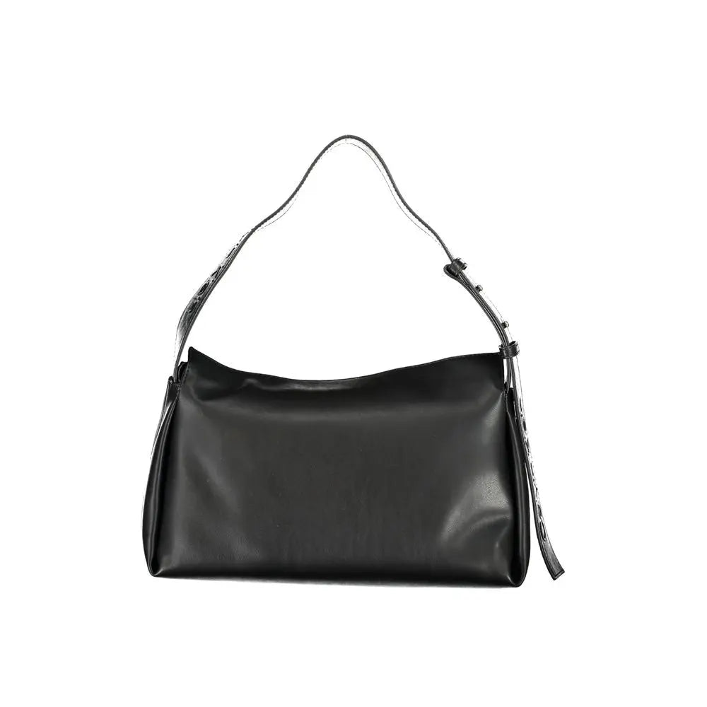 Black Polyester Women Handbag Calvin Klein