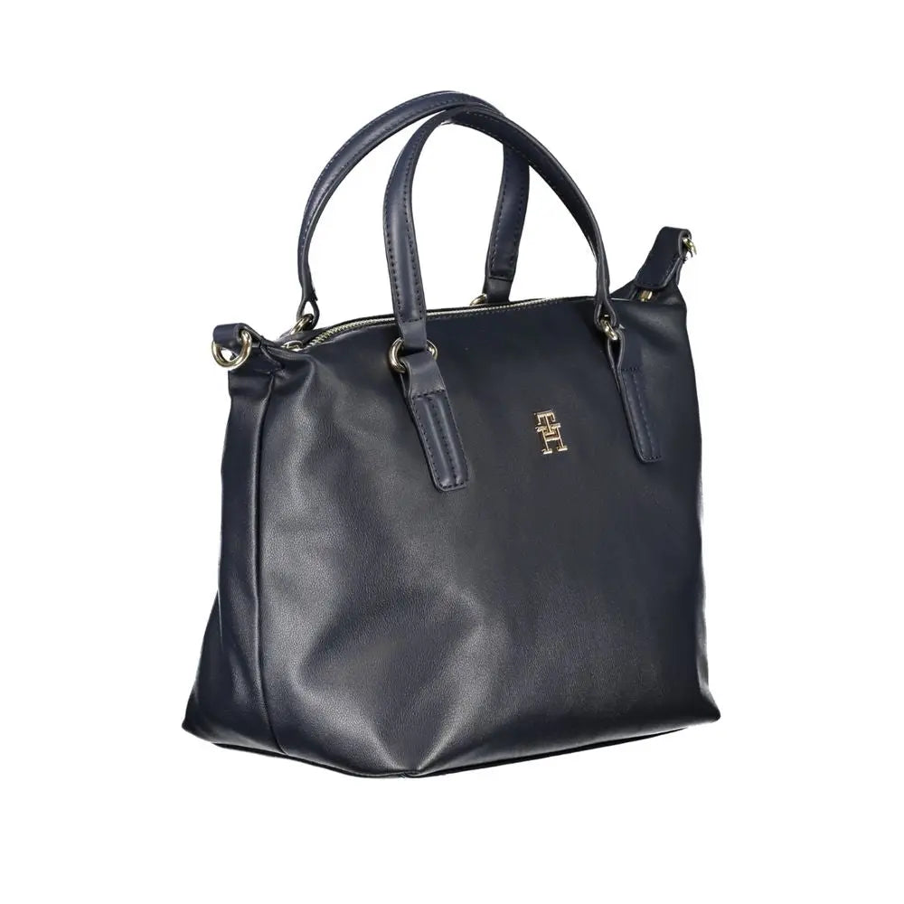 Blu Polyester Woman Handbag Tommy Hilfiger