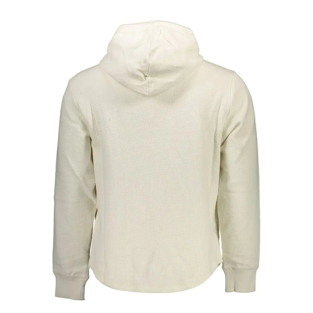 White Cotton Men Sweater Calvin Klein