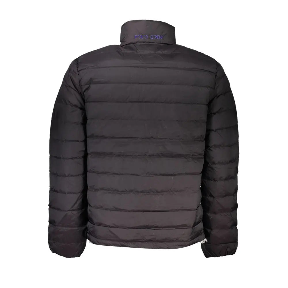 Black Polyamide Men Jacket La Martina