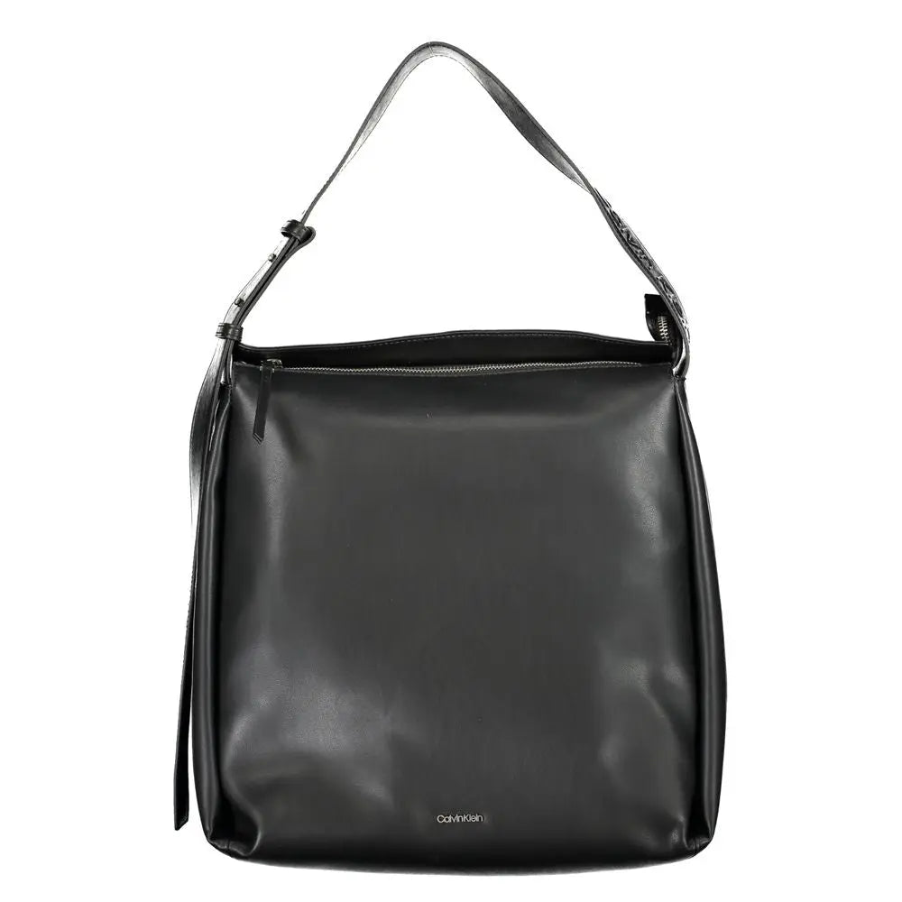 Black Polyester Women Handbag Calvin Klein