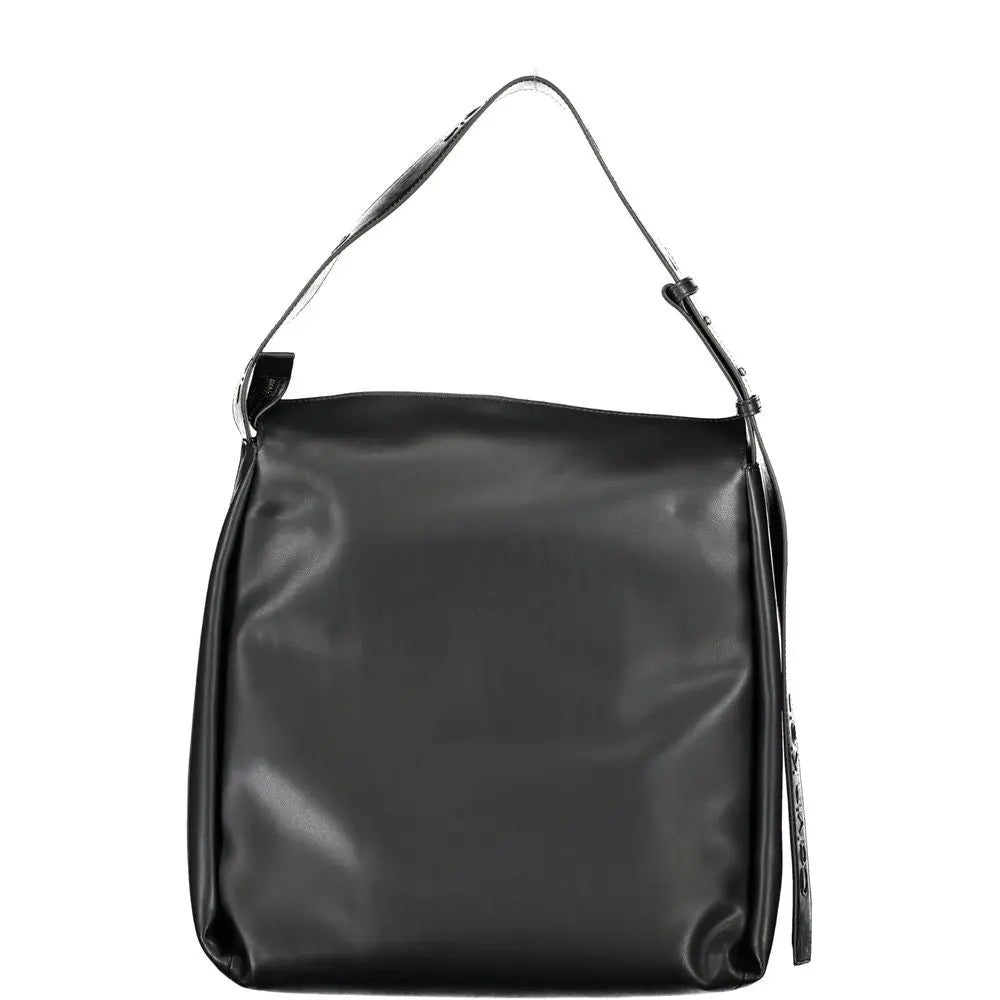 Black Polyester Women Handbag Calvin Klein