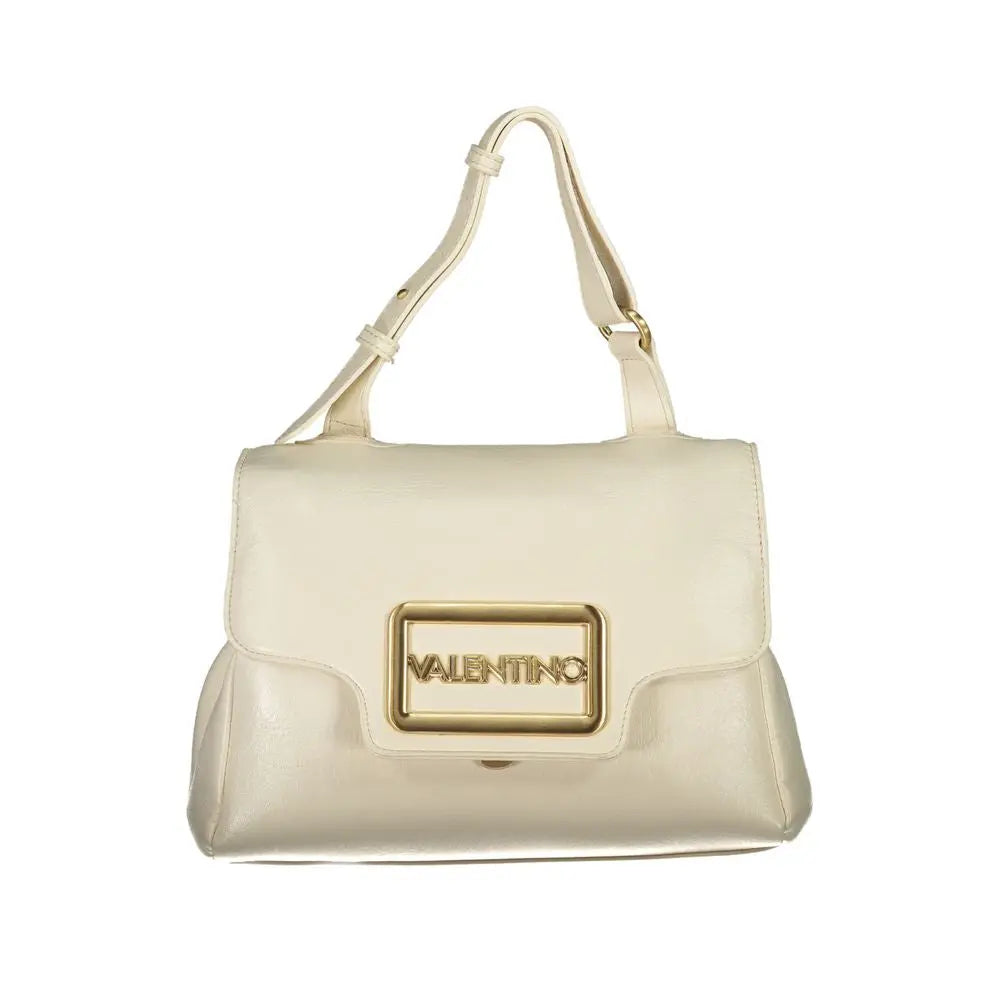 Beige Polyethylene Women Handbag Mario Valentino