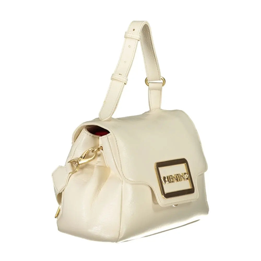 Beige Polyethylene Women Handbag Mario Valentino