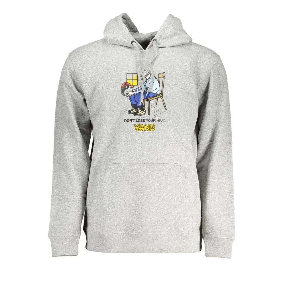 Gray Cotton Men Sweater Vans