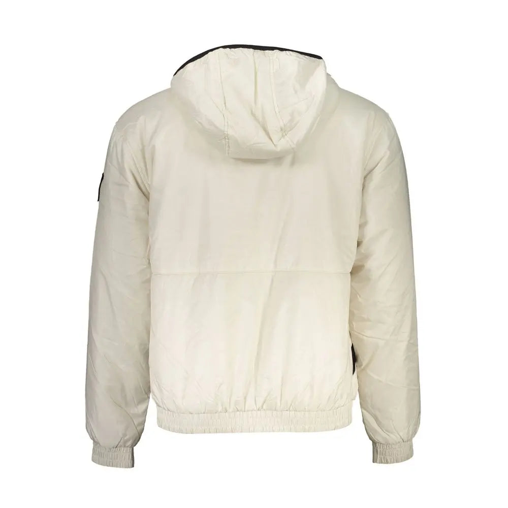 Beige Polyester Men Jacket Calvin Klein