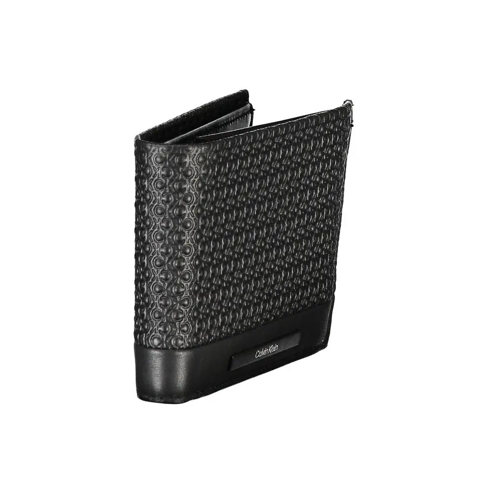 Elegant Black Leather RFID Wallet Calvin Klein