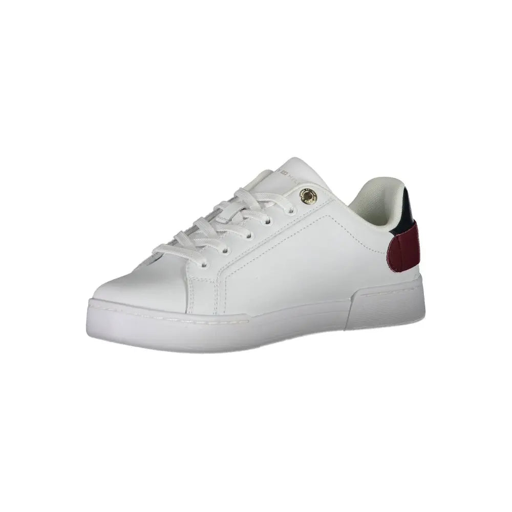 White Polyethylene Women Sneaker Tommy Hilfiger