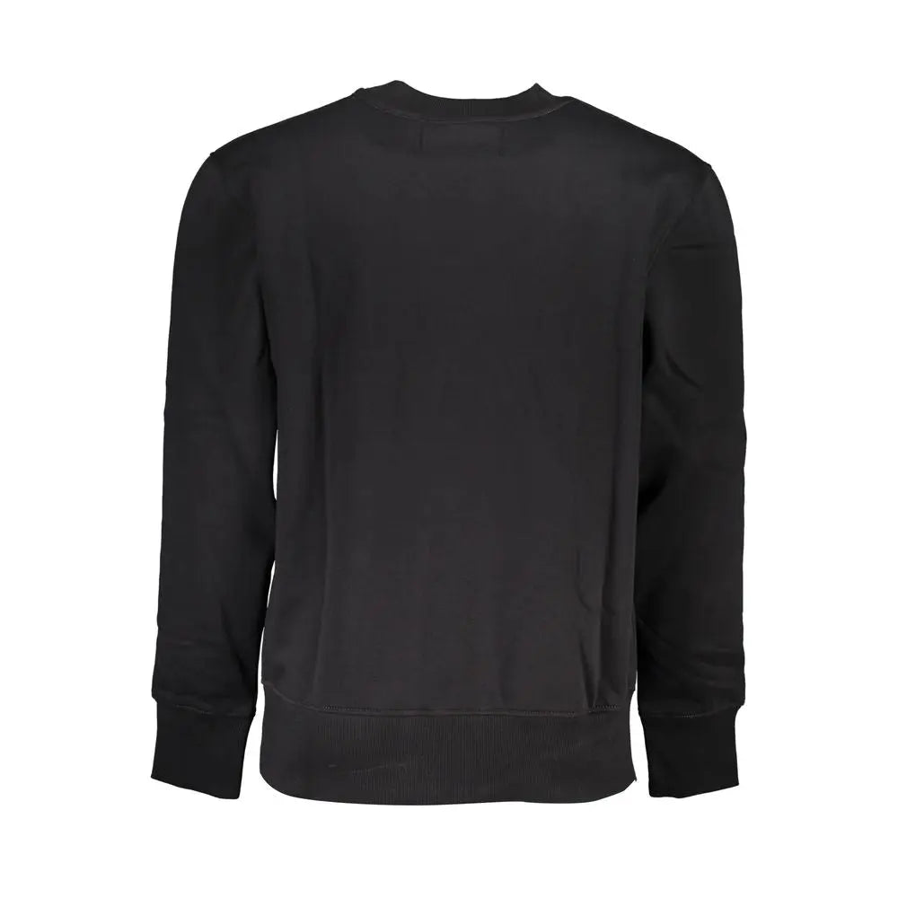 Black Cotton Men Sweater Calvin Klein