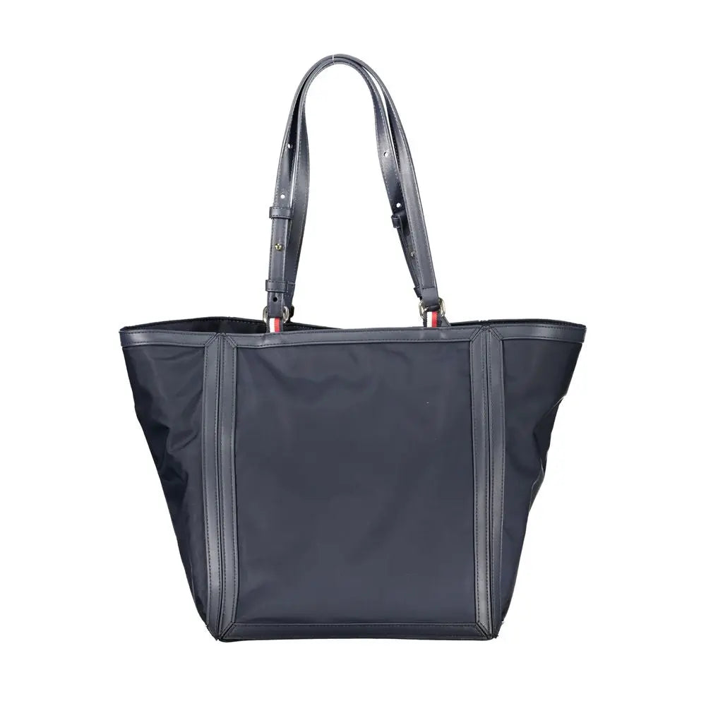 Blue Polyester Women Handbag Tommy Hilfiger