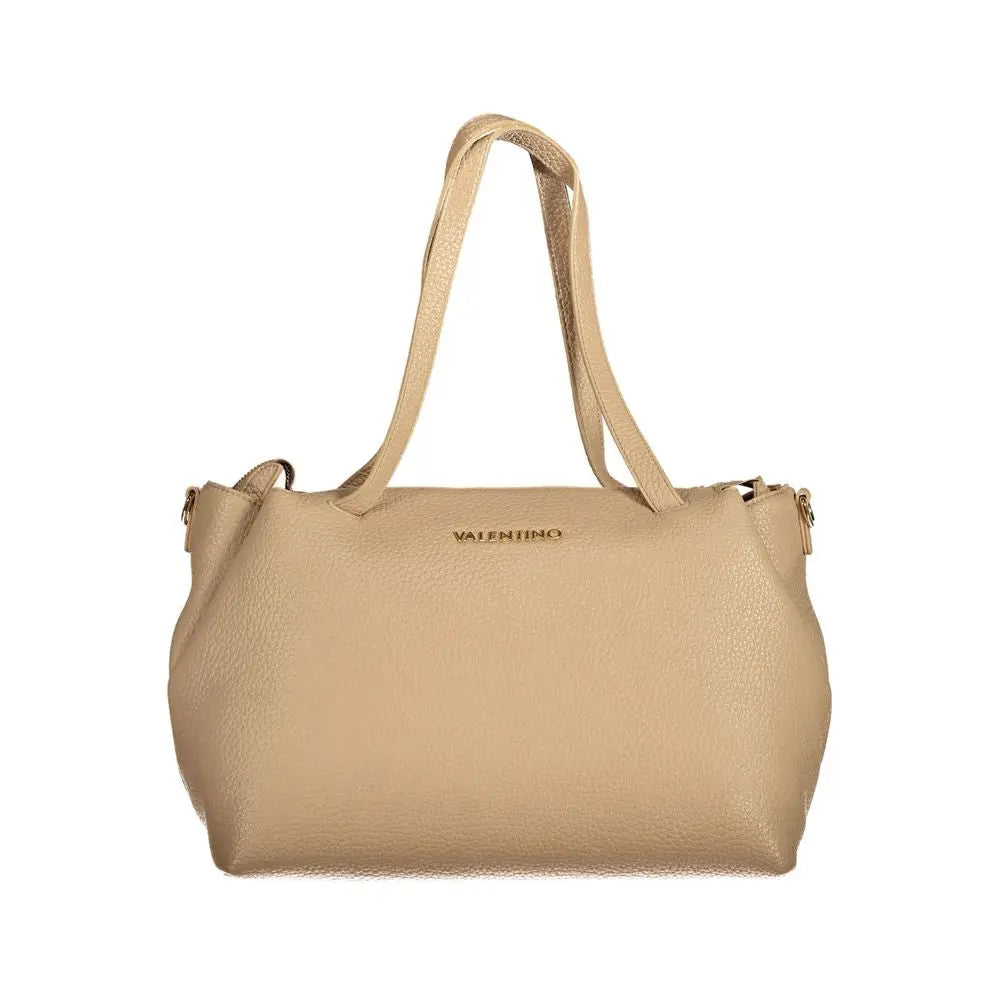 Beige Polyethylene Women Handbag Mario Valentino