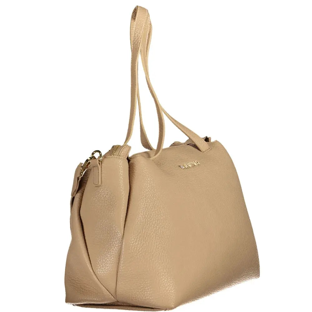 Beige Polyethylene Women Handbag Mario Valentino
