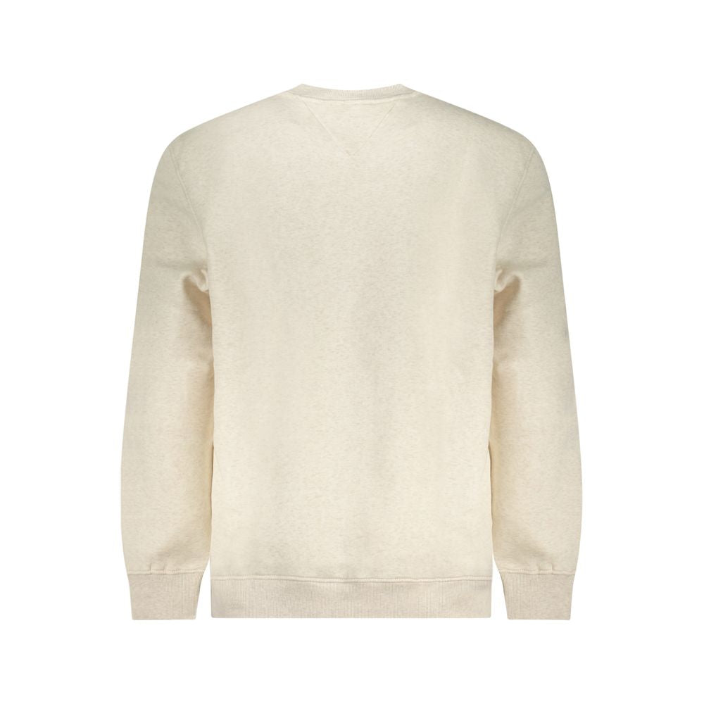 Beige Cotton Men Sweater Tommy Hilfiger