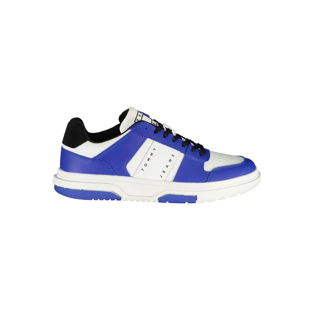 Blue Polyethylene Men Sneaker Tommy Hilfiger