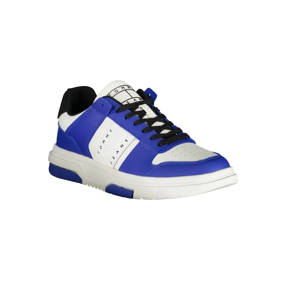 Blue Polyethylene Men Sneaker Tommy Hilfiger