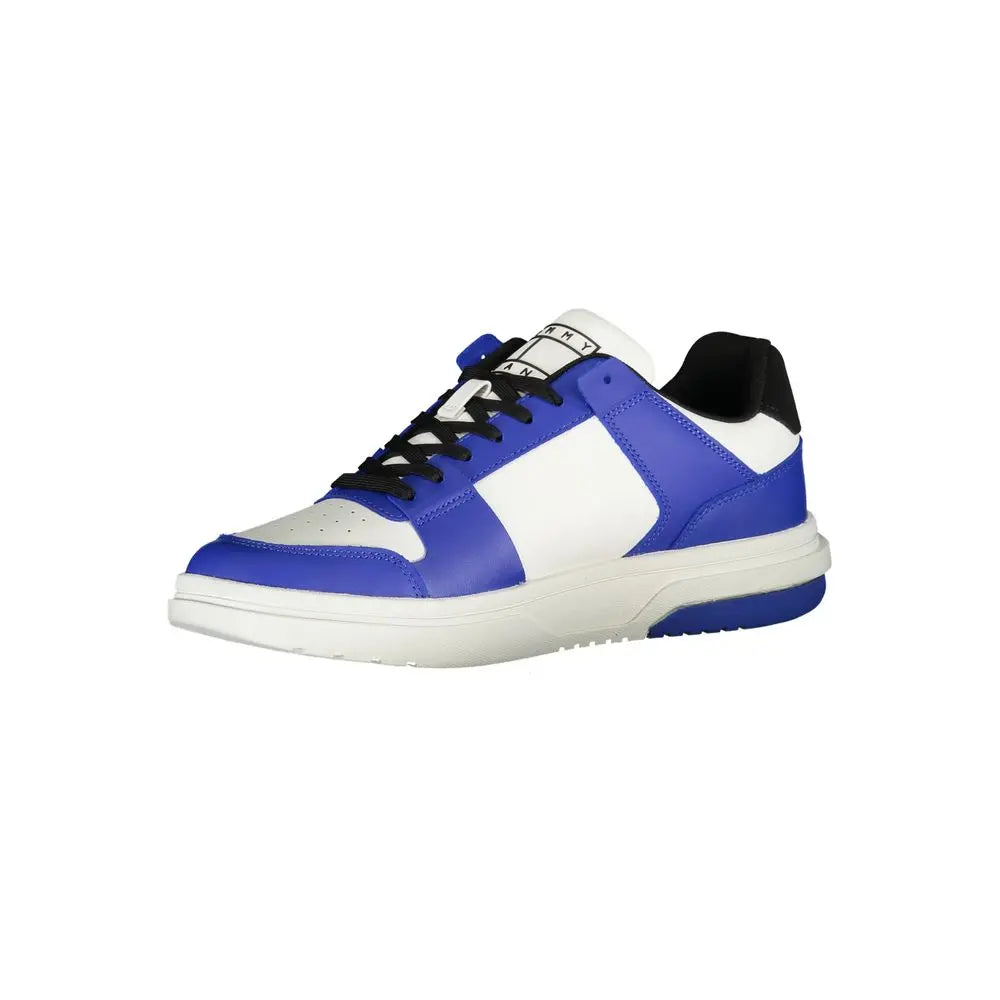 Blue Polyethylene Men Sneaker Tommy Hilfiger