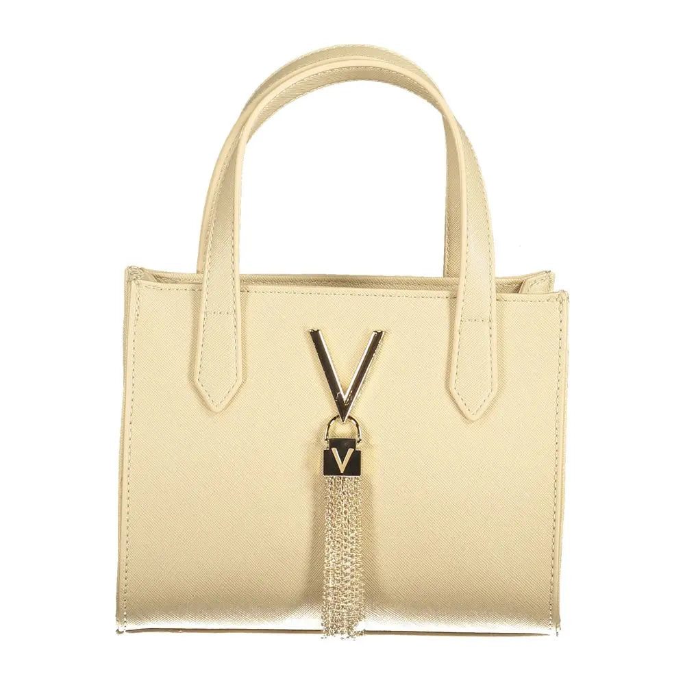 Beige Polyethylene Women Handbag Mario Valentino