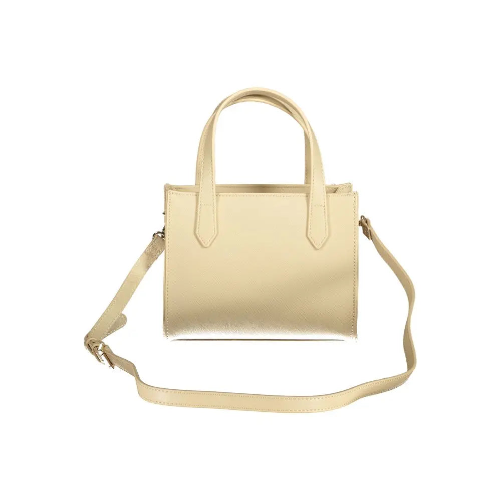 Beige Polyethylene Women Handbag Mario Valentino