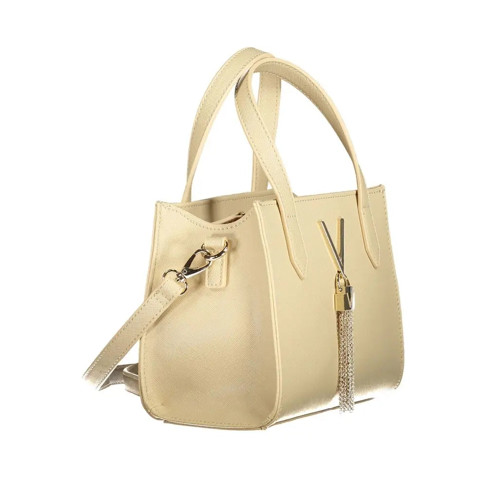 Beige Polyethylene Women Handbag Mario Valentino