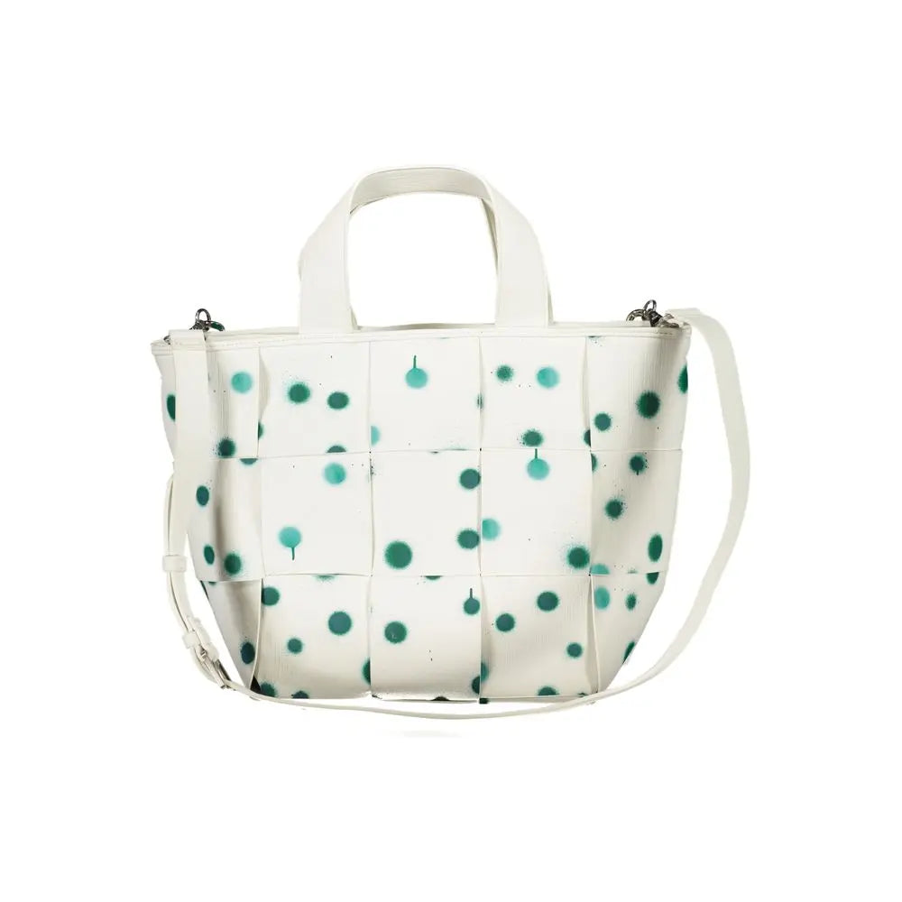 "Bianco Poliuretano Woman Handbag" Desigual