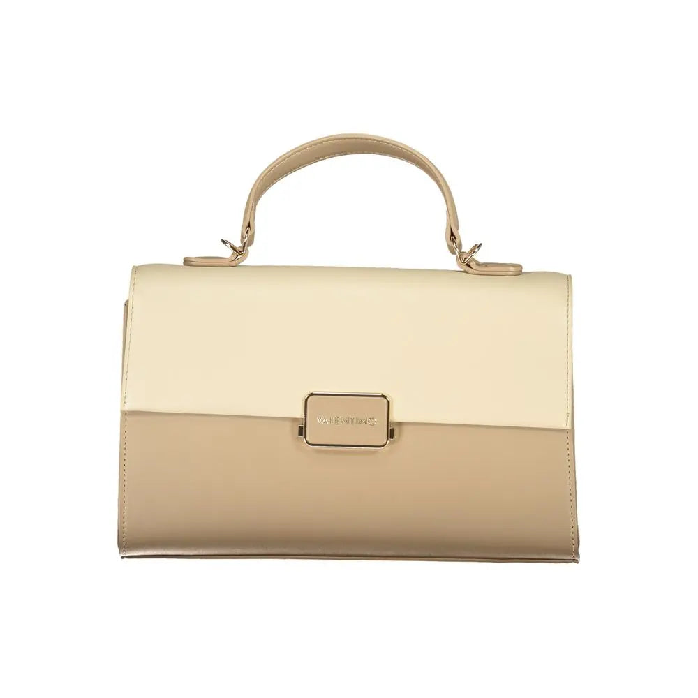 Beige Polyethylene Women Handbag Mario Valentino