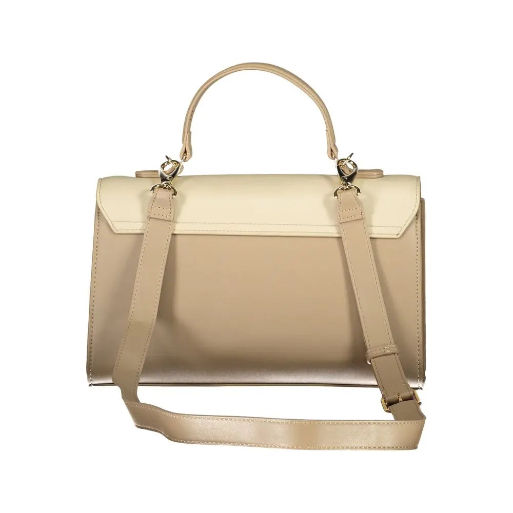 Beige Polyethylene Women Handbag Mario Valentino