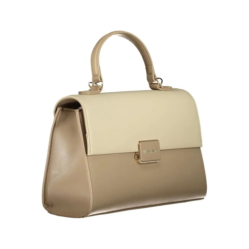 Beige Polyethylene Women Handbag Mario Valentino