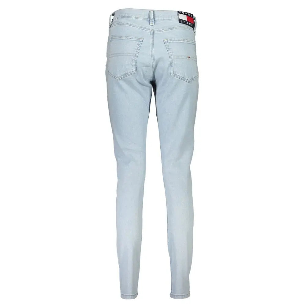 Blue Cotton Women Jeans Tommy Hilfiger
