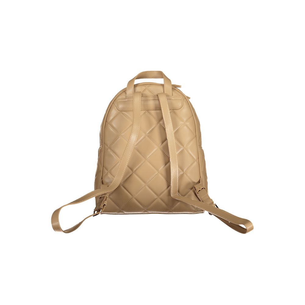 Beige Polyethylene Women Backpack Mario Valentino
