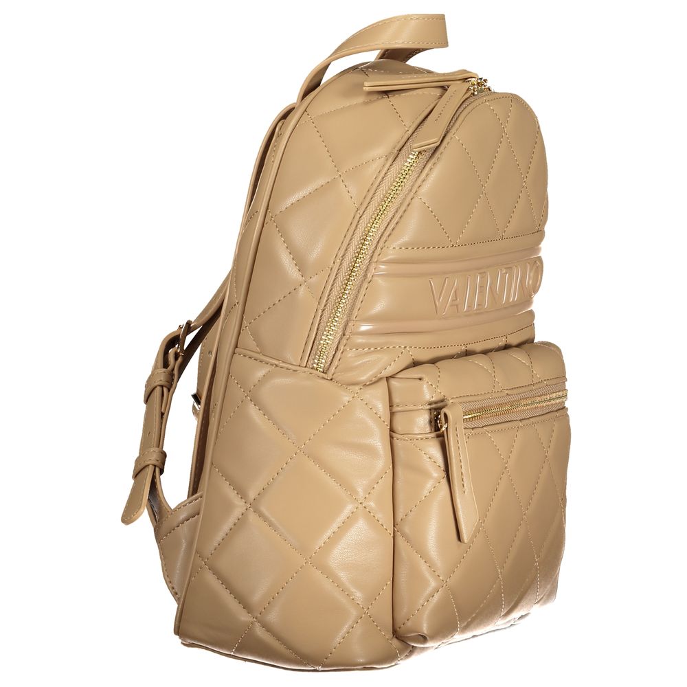 Beige Polyethylene Women Backpack Mario Valentino