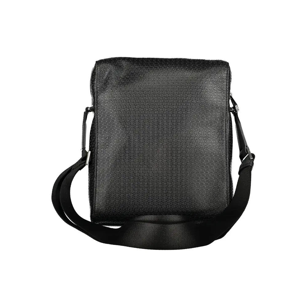 Eco-Friendly Sleek Black Shoulder Bag Calvin Klein