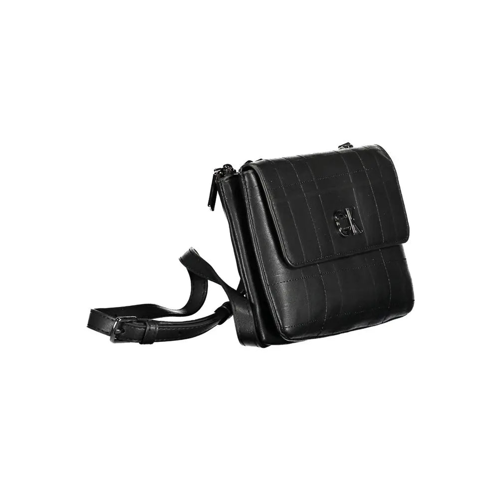 Black Polyester Women Handbag Calvin Klein