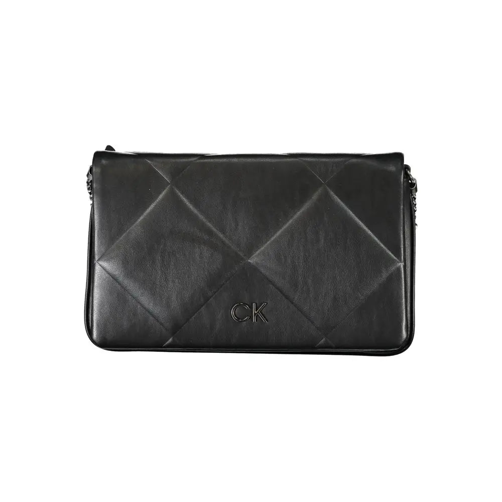 Black Polyester Women Shoulder Bag Calvin Klein
