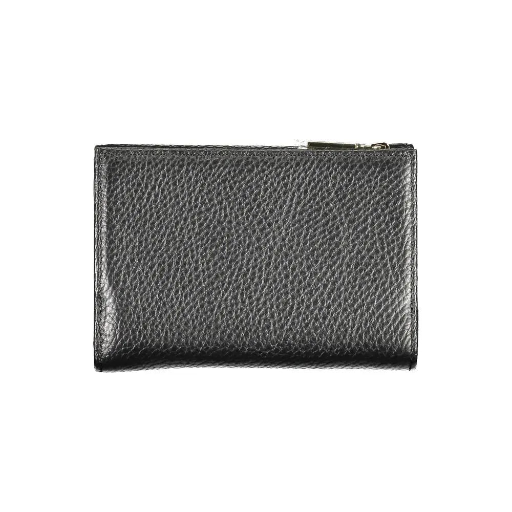 Black Leather Women Wallet Coccinelle