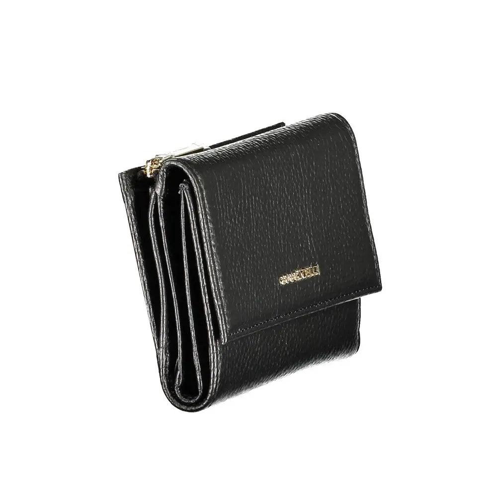 Black Leather Women Wallet Coccinelle