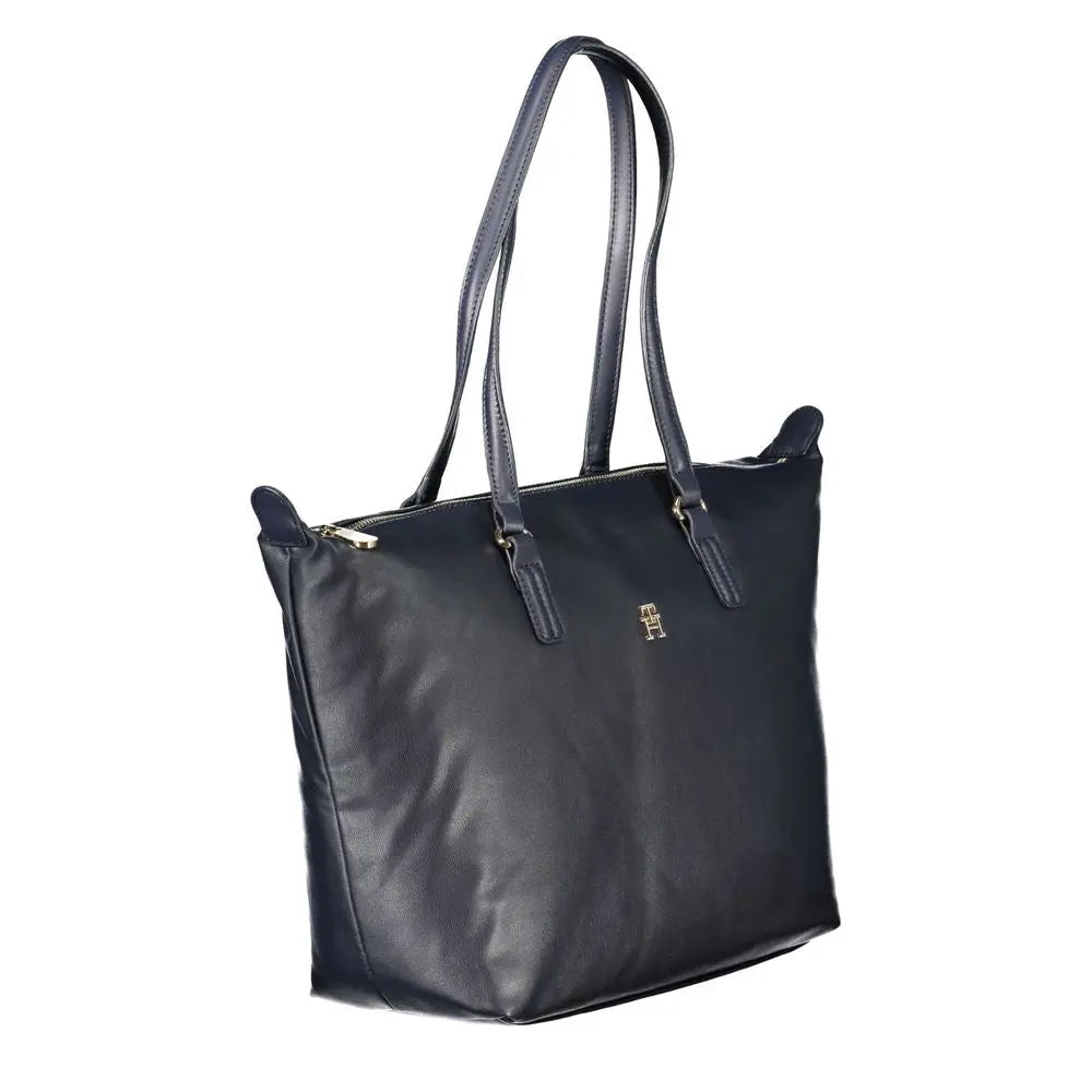 Blu Polyester Women Handbag Tommy Hilfiger