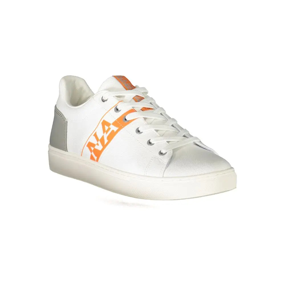 White Polyurethane Men Sneaker Napapijri