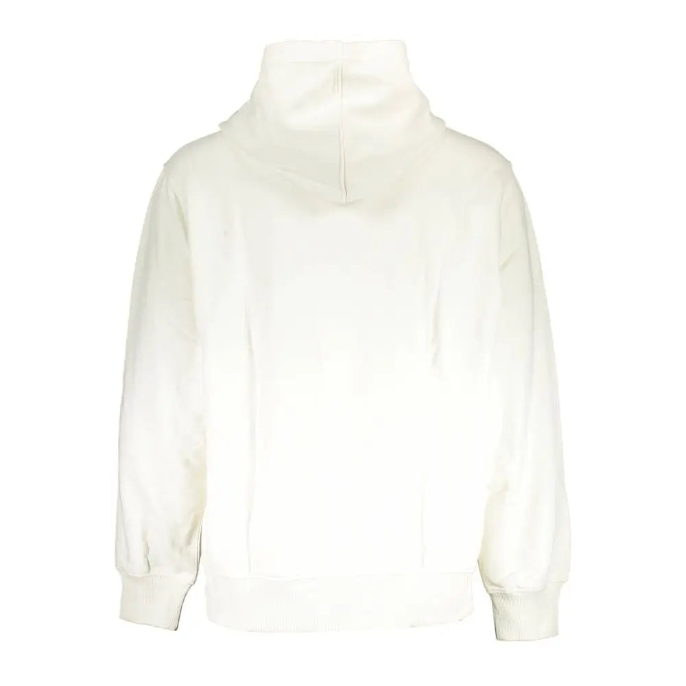 White Cotton Men Sweater Calvin Klein