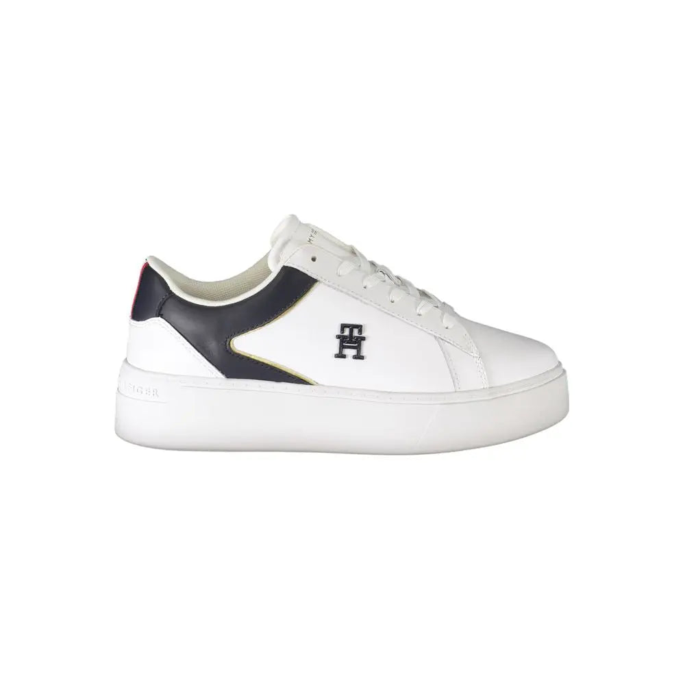 Bianco Poliuretano Donna Sneaker Tommy Hilfiger