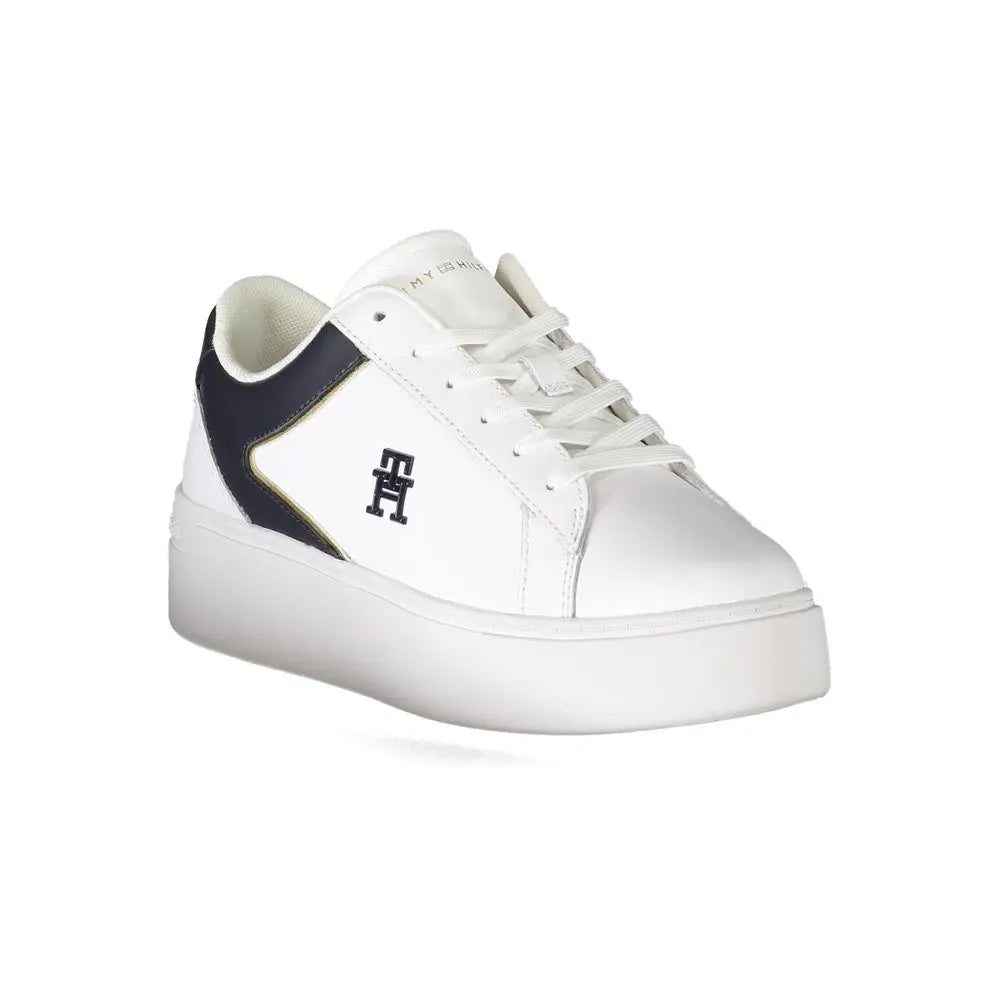 Bianco Poliuretano Donna Sneaker Tommy Hilfiger