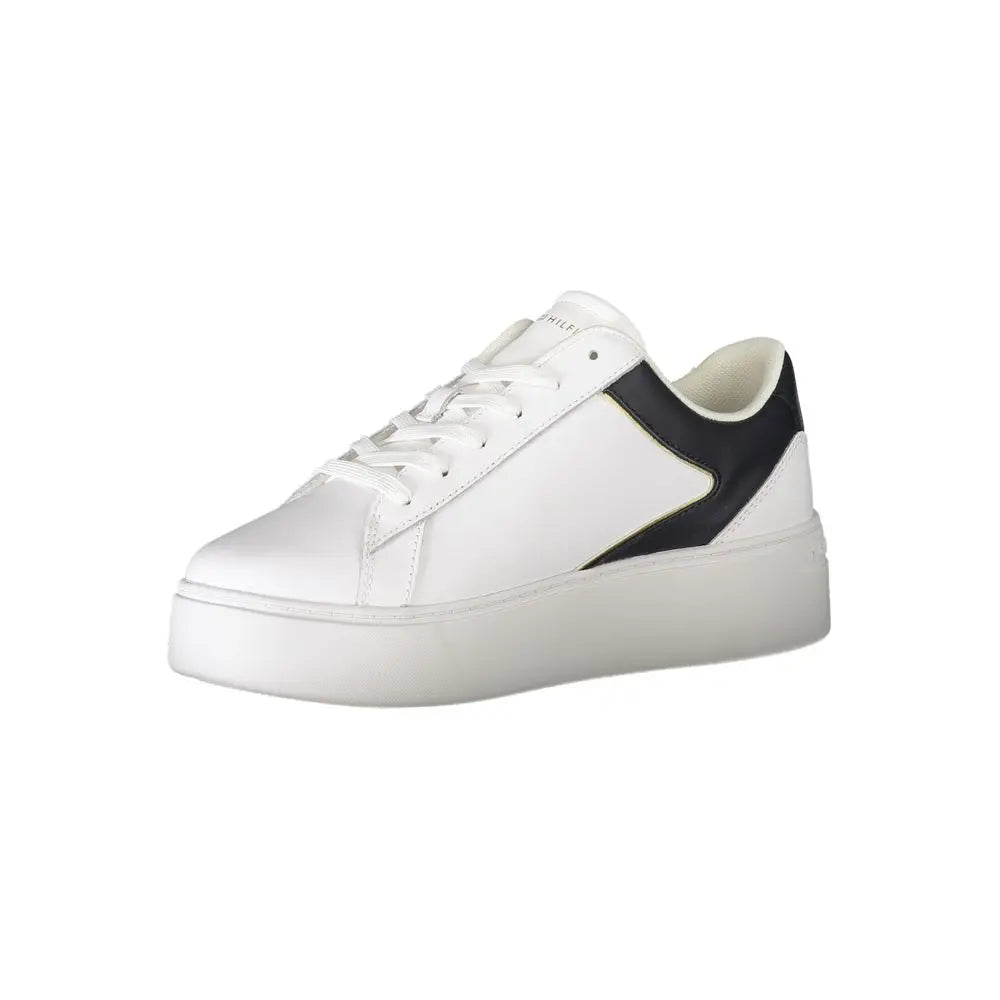 Bianco Poliuretano Donna Sneaker Tommy Hilfiger