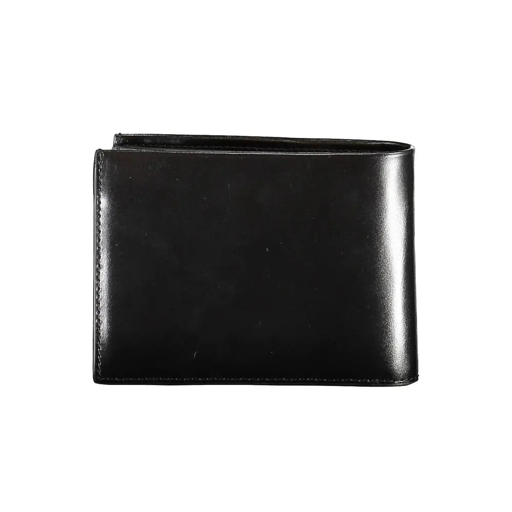 Black Leather Men Wallet Calvin Klein