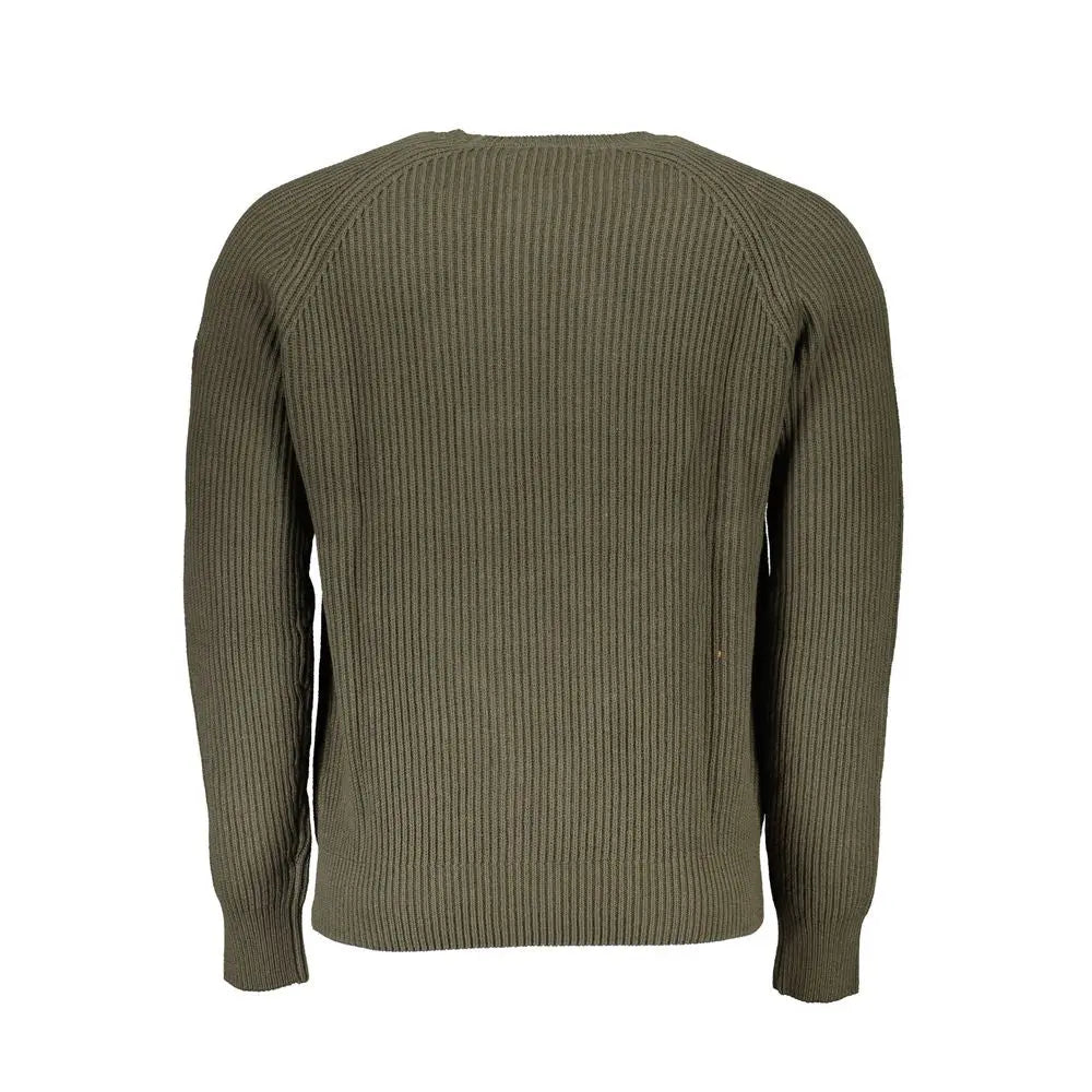 Green Cotton Men Sweater North Sails