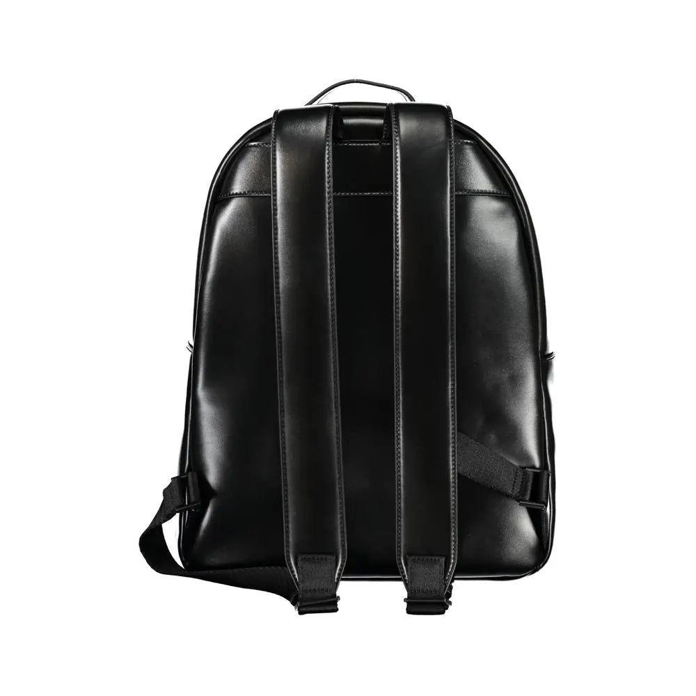 Elegant Black Urban Backpack with Laptop Compartment Calvin Klein