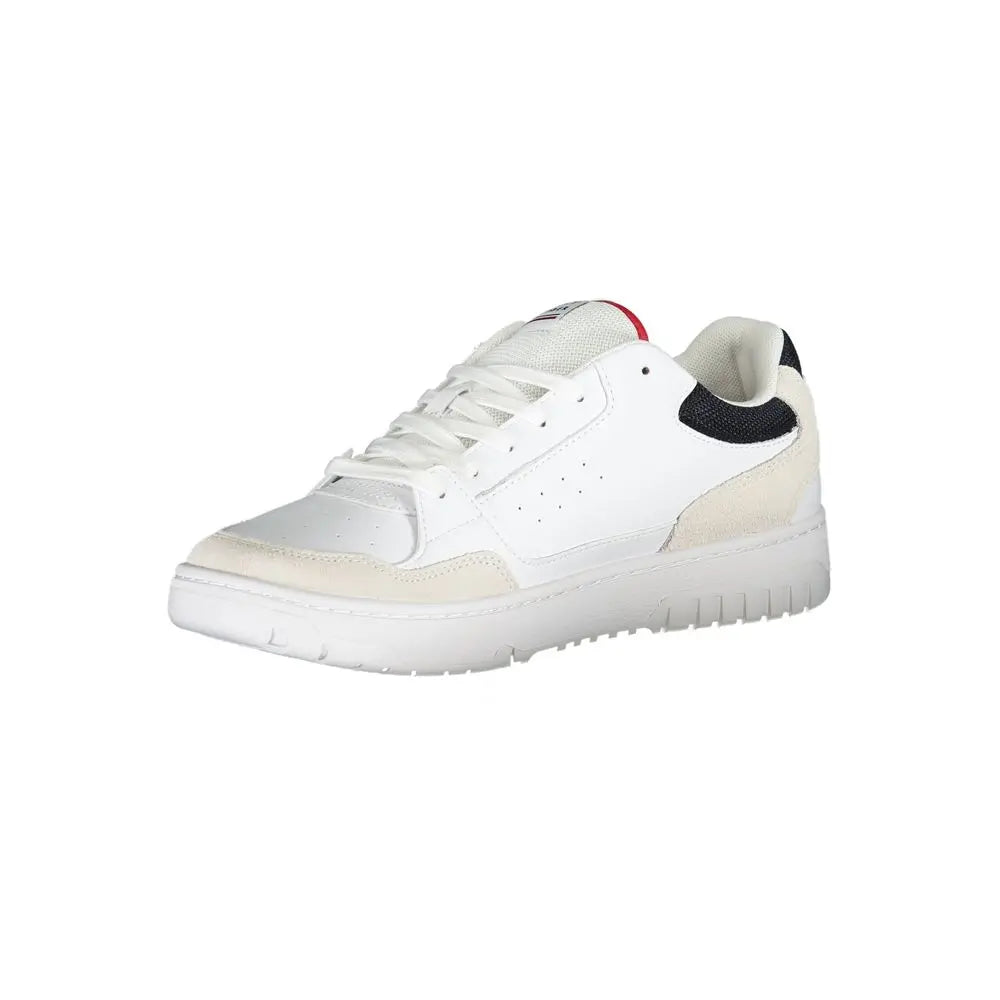 White Polyethylene Men Sneaker Tommy Hilfiger
